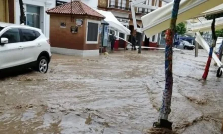 Los afectados por la riada de Nerva se solidarizan con los damnificados por la Dana