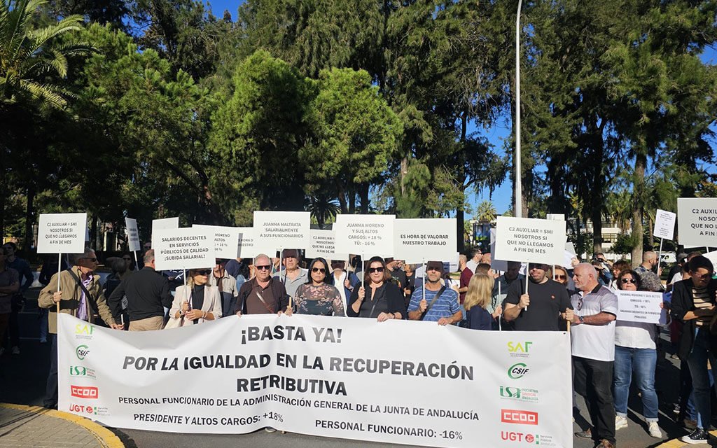 El personal funcionario de la Junta reivindica la igualdad en la recuperación retributiva