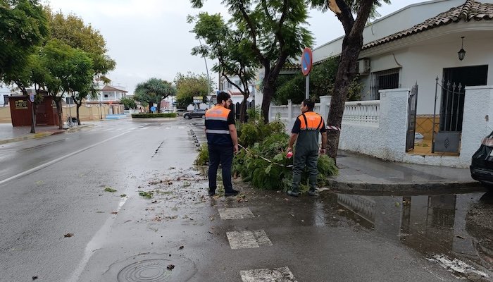 Desactivado el plan de Emergencias por lluvias con solo 13 incidencias en Huelva