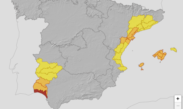 El aviso naranja se eleva a rojo en el Litoral de Huelva