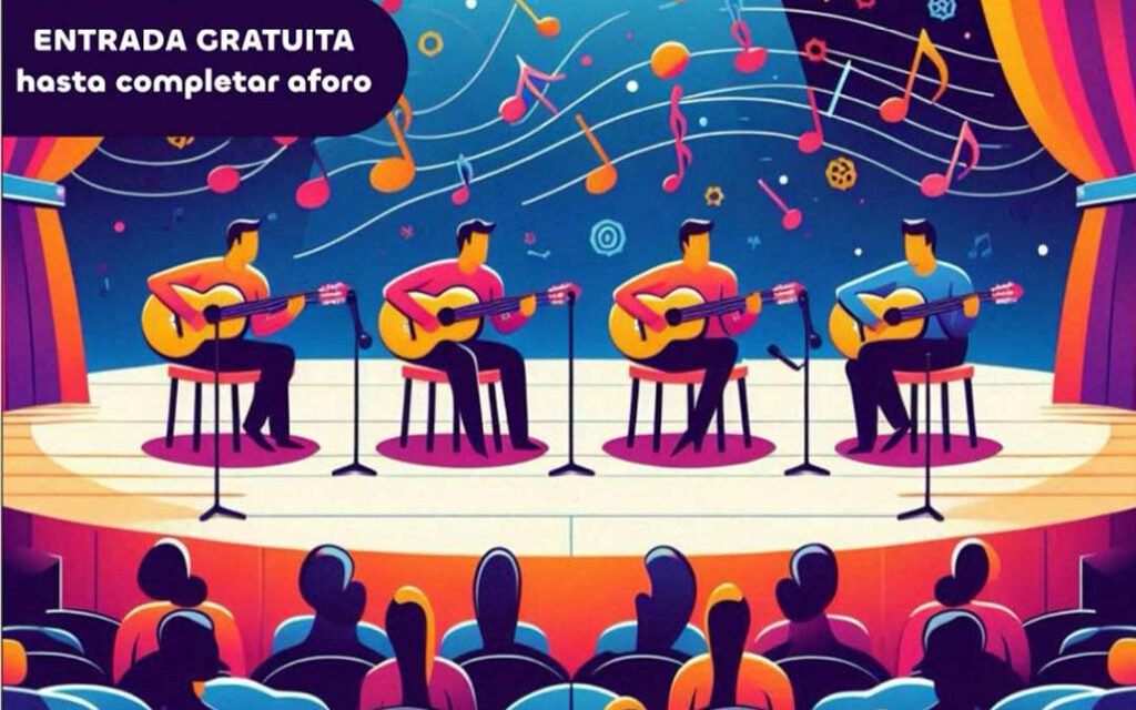 Concierto de música española e iberoamericana del Cuarteto de Guitarras de Huelva