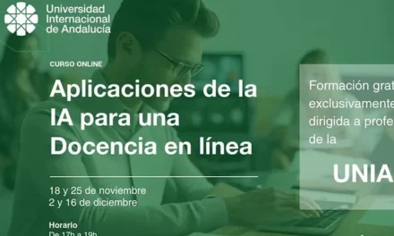 La UNIA forma al profesorado en Aplicaciones de IA para una docencia en línea