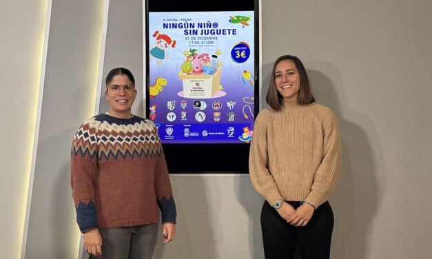 El fútbol femenino onubense se une en el IV Torneo ‘Ningún niño sin juguete’