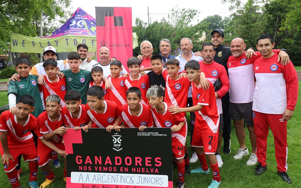 Argentinos Juniors estará en Huelva en la final de la Gañafote Cup 2025