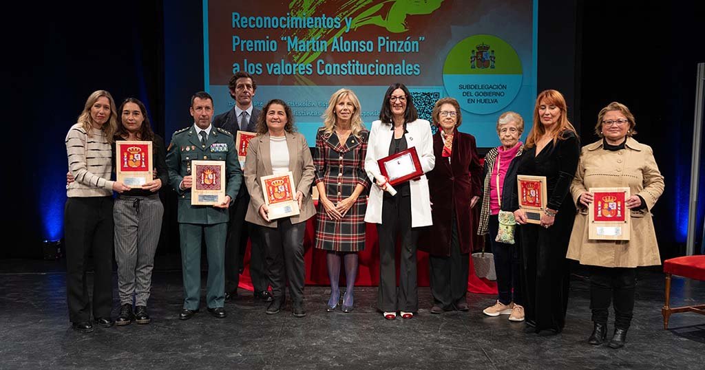 La UHU recibe el Premio Martín Alonso Pinzón a los Valores Constitucionales