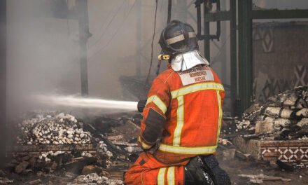 Muere un anciano en el incendio de una vivienda en Fuenteheridos