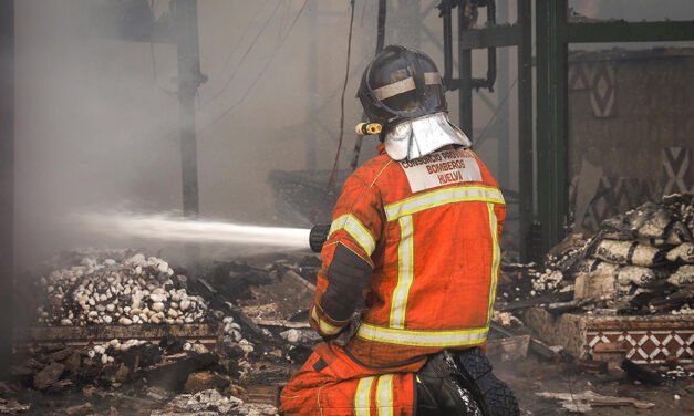 Muere un anciano en el incendio de una vivienda en Fuenteheridos