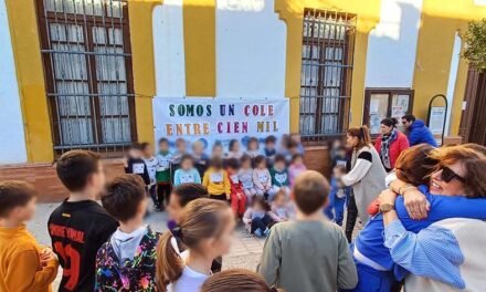 Los escolares de Zalamea se movilizan contra la leucemia infantil