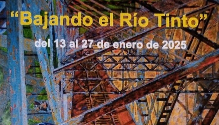 Suárez Mato muestra sus obras sobre el Río Tinto desde este lunes en Caja Rural del Sur