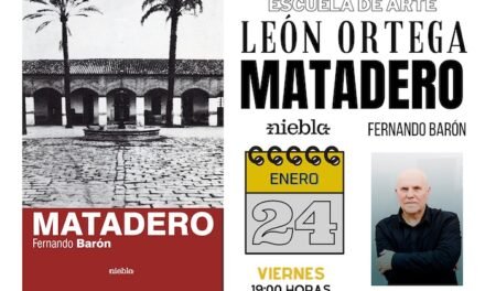 La novela ‘Matadero’ se presenta este viernes en la Escuela de Arte León Ortega