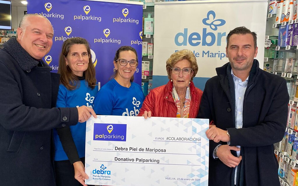 Palparking ayuda a la Asociación Debra-Piel de Mariposa