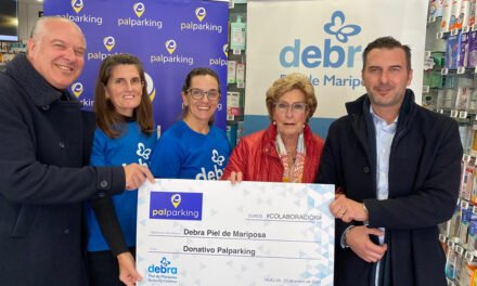 Palparking ayuda a la Asociación Debra-Piel de Mariposa