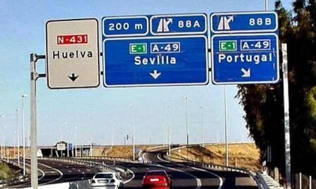 Una menor y cuatro adultos heridos en una salida de vía a la altura de Gibraleón