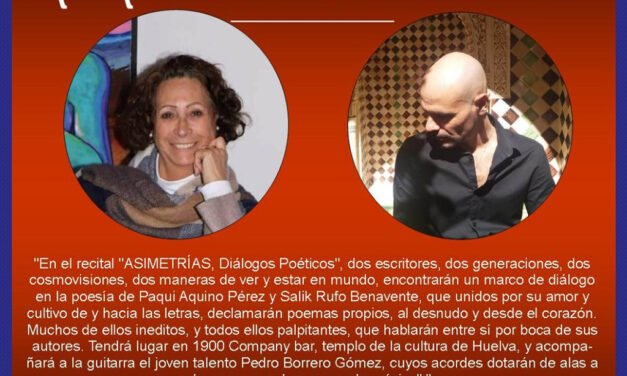 Paqui Aquino y Salik Rufo entablarán un diálogo poético en la Sala 1900