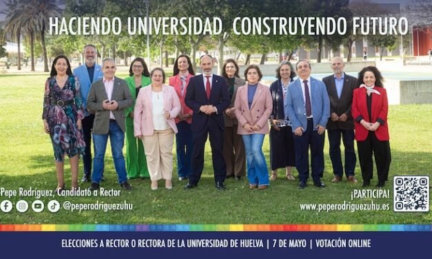 Pepe Rodríguez presenta su candidatura al rectorado de la UHU con relevo generacional y simplificación en la gestión