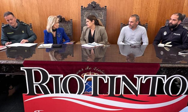 Rico y Díaz revisan los protocolos de seguridad tras la agresión a un guardia civil en Riotinto