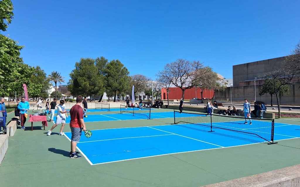 Tres nuevas pistas de pickleball en el Campus de El Carmen