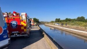 Caida jóvenes a un canal en Cartaya con tres fallecidos