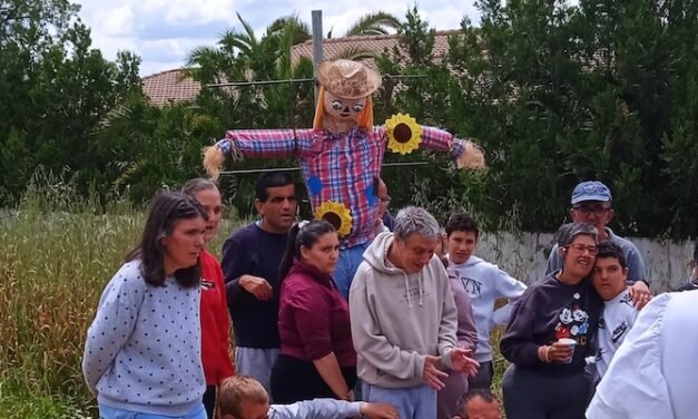 El huerto ecológico de Aspromin cumple 25 años como referente en la Cuenca Minera