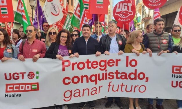 El 1º de Mayo convoca a 2.000 personas contra la precariedad laboral en Huelva