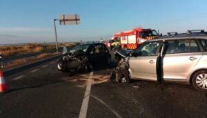 accidente en la N-435