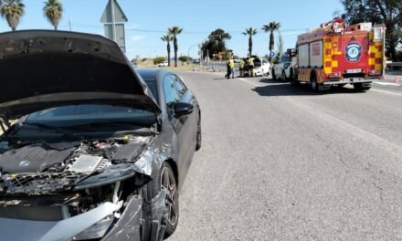 Dos heridos en un accidente de tráfico en la N-431 a la altura de Gibraleón