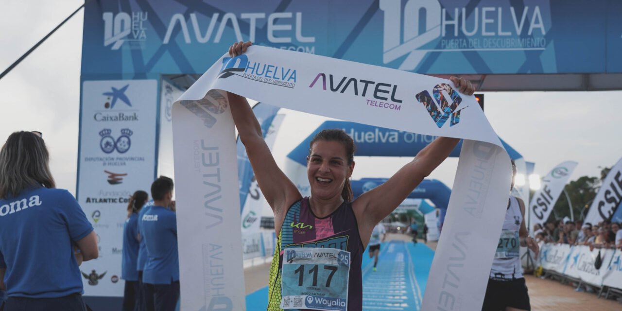 La runner onubense Estefanía Rouco gana la 10K Huelva 2025