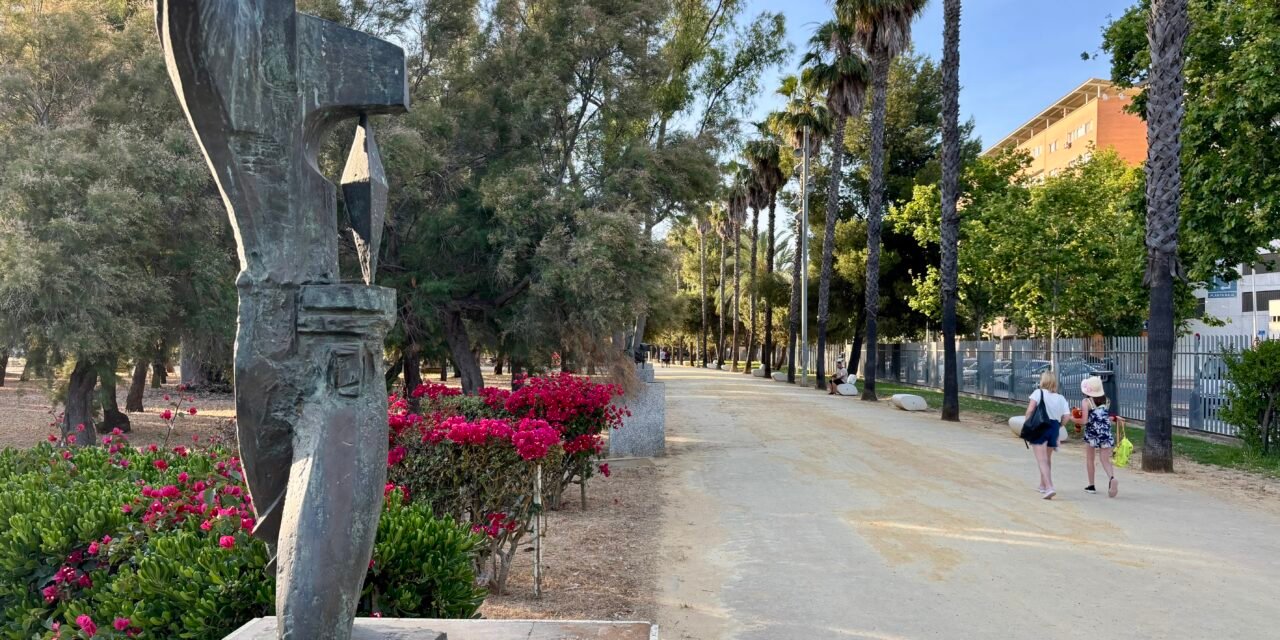 Huelva recupera su museo al aire libre en el Parque Zafra
