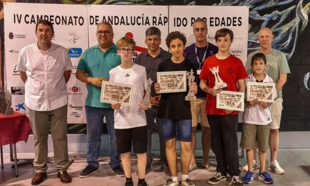 Max Truter y Raúl Riera triunfan en el Andaluz Rápido de ajedrez