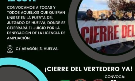 Convocan una concentración contra el recrecimiento del vertedero de Nerva