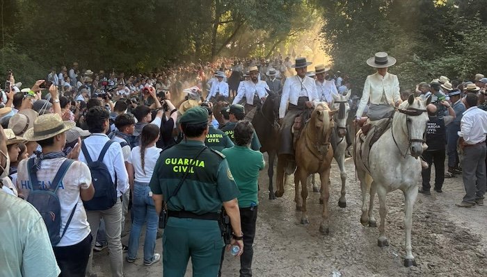 Fallece la anciana arrollada por una mula desbocada en El Rocío
