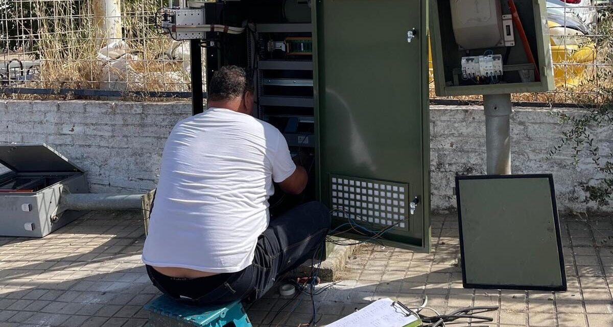 Reparados los semáforos del cruce de la N-435 en Zalamea