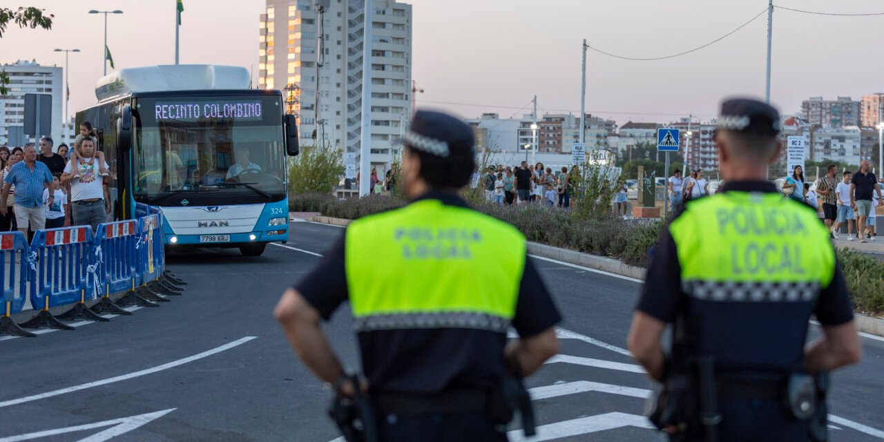 El Ayuntamiento despliega un amplio dispositivo de servicios públicos en Colombinas