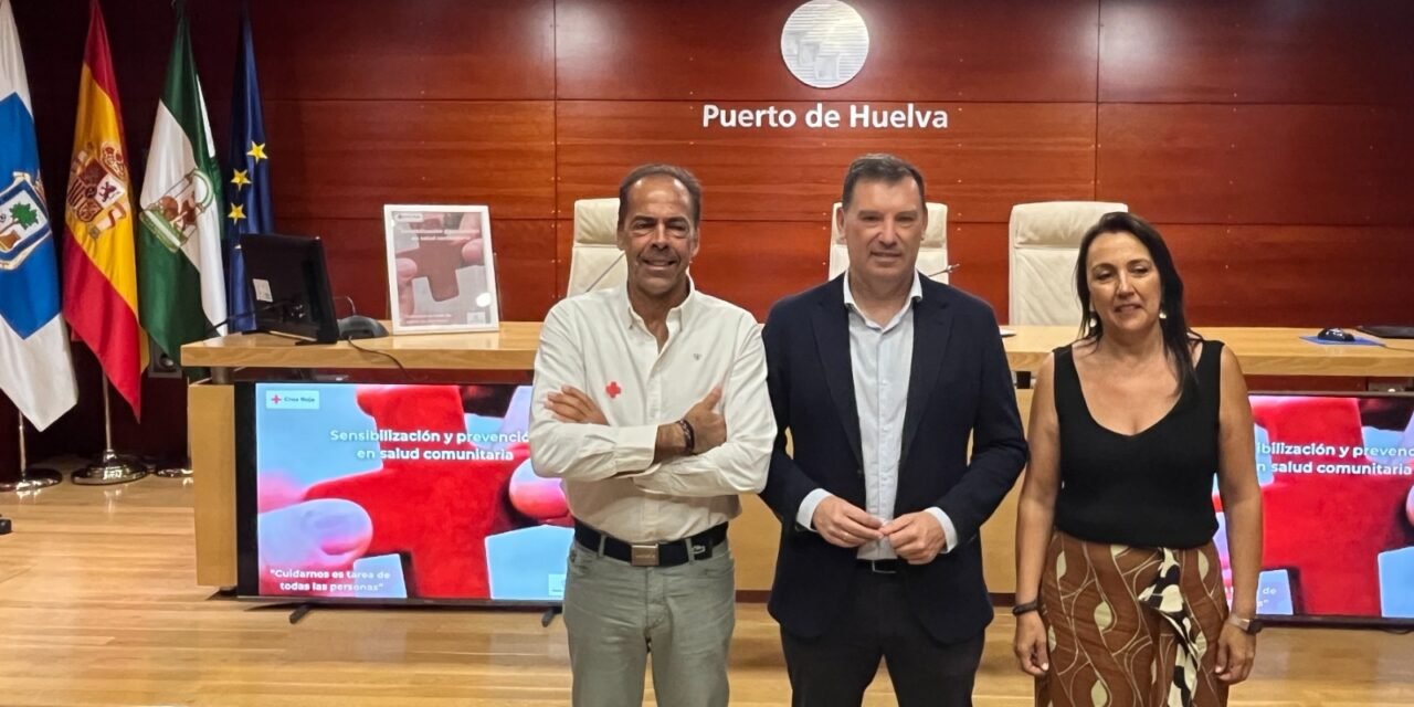 Cruz Roja y Puerto de Huelva promueven la salud de colectivos vulnerables