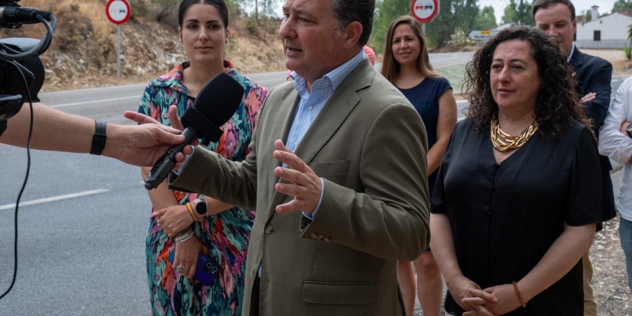 Comienzan las obras de las carreteras de San Telmo a El Cerro y Valdelamusa