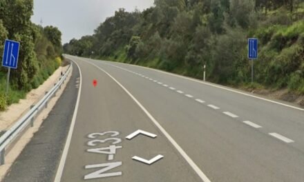 Muere una mujer de 69 años tras volcar su vehículo en Aroche