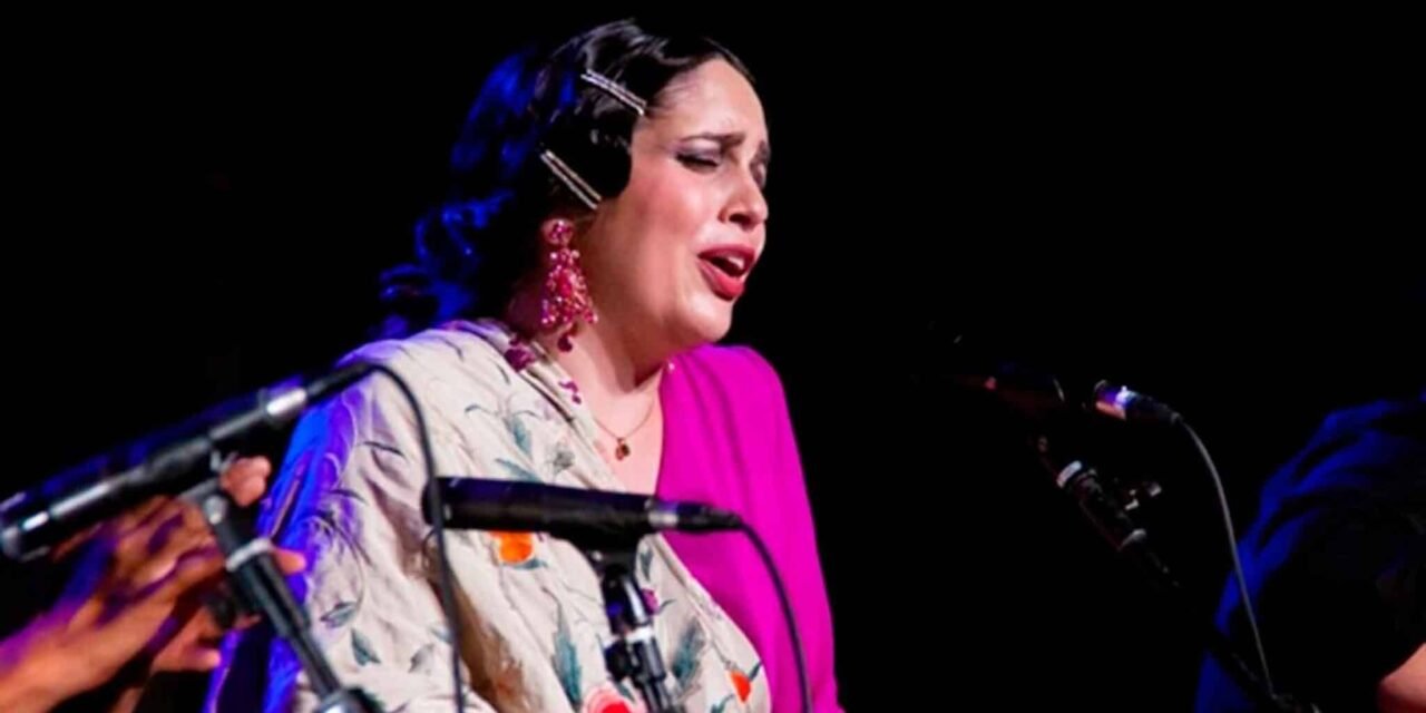 Esther Merino, Niño de Peñaflor, El Crespo Zapata y Marta Aguilar, en el XIII Festival Flamenco de Zalamea