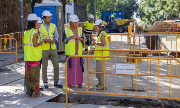 Ayuntamiento y Aguas de Huelva renuevan la calzada de Mackay Macdonald