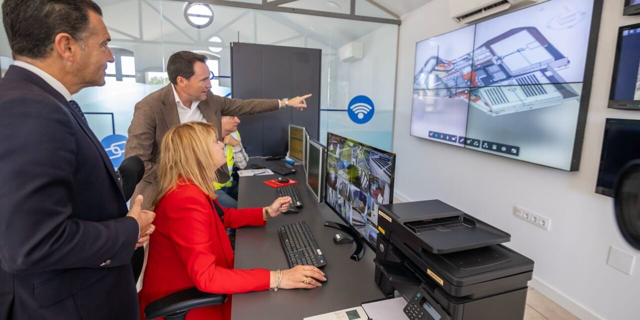 Aguas de Huelva instala nueva sala de telecontrol en la ETAP del Conquero