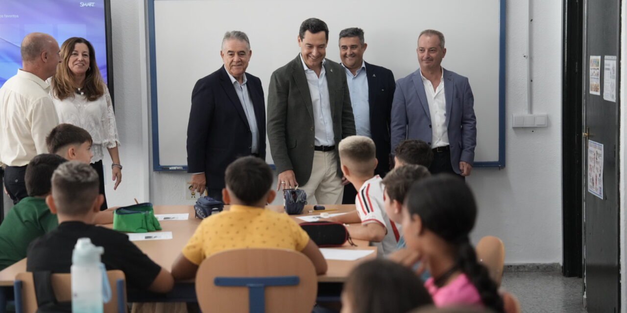 Moreno anuncia una inversión de 85 millones para mejorar la climatización de colegios e institutos