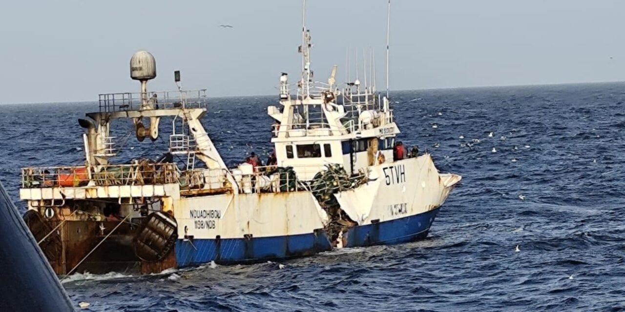 Un onubense, entre los españoles rescatados al hundirse un barco en Mauritania