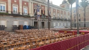 Preparativos procesión Magna