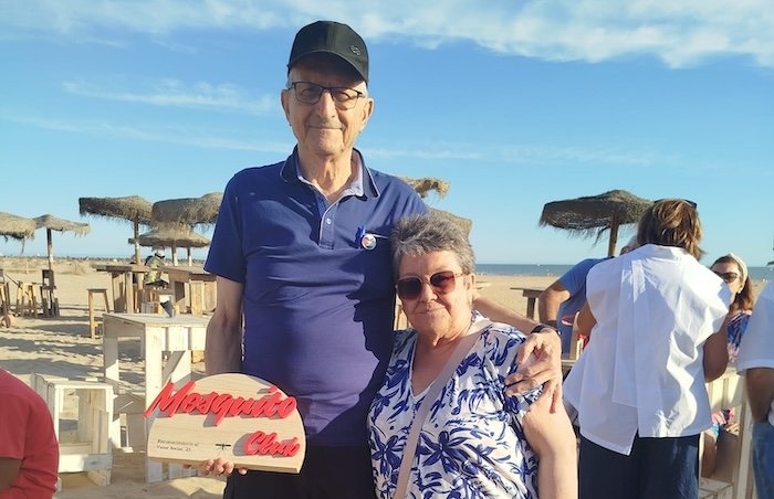 Mosquito Club premia los valores solidarios del nervense Joaquín Moya ‘Quini’