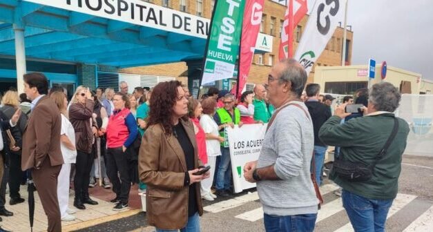 Rivas alerta de la improvisación de un hospital de campaña en Riotinto para operaciones quirúrgicas