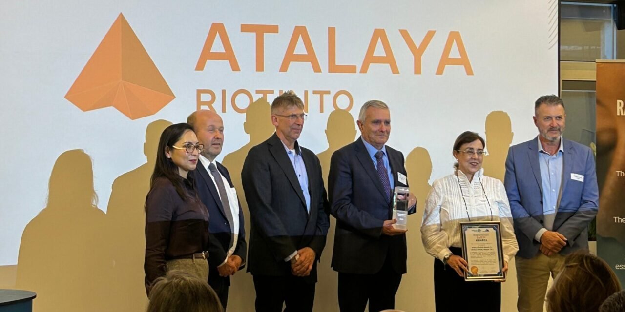 Atalaya Riotinto logra el Premio de Seguridad de Euromines 2025