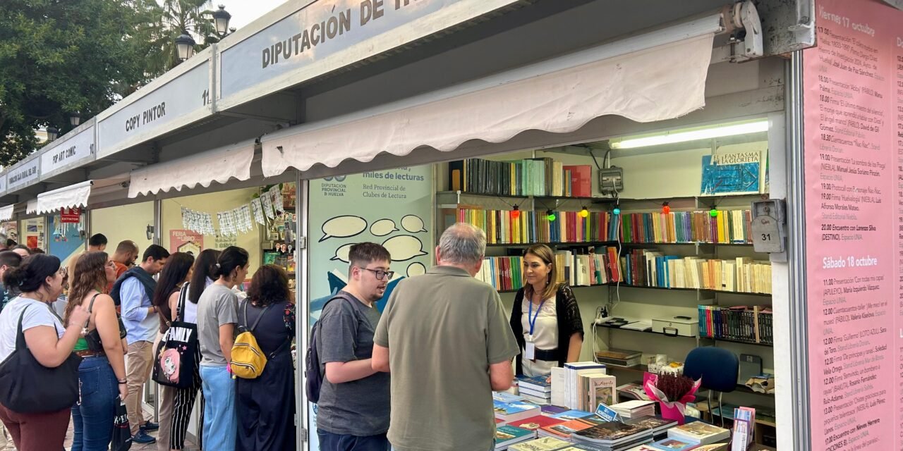 La Feria del Libro de Huelva crece en ventas y visitantes