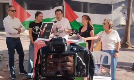 Periodistas onubenses homenajean a los reporteros asesinados en la guerra de Gaza