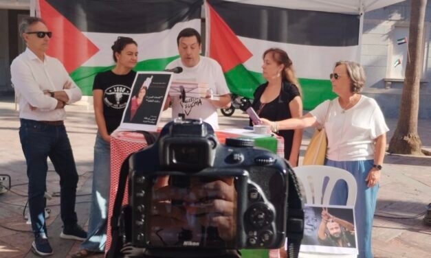 Periodistas onubenses homenajean a los reporteros asesinados en la guerra de Gaza