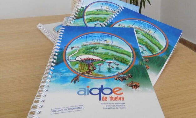 Las agendas escolares de Aiqbe acercan la industria onubense al alumnado