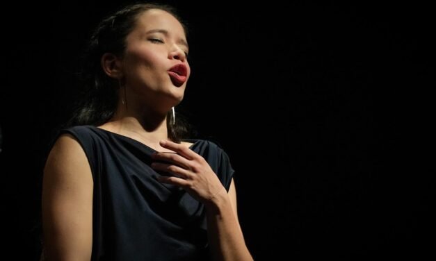 Marina Cuesta y Rajiv Cerezo, este jueves en Fundación Caja Rural del Sur